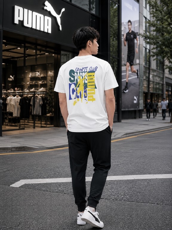 Áo Phông Puma Chính hãng - Casual Sports Club T-Shirt - Màu Trắng | JapanSport 684202-02