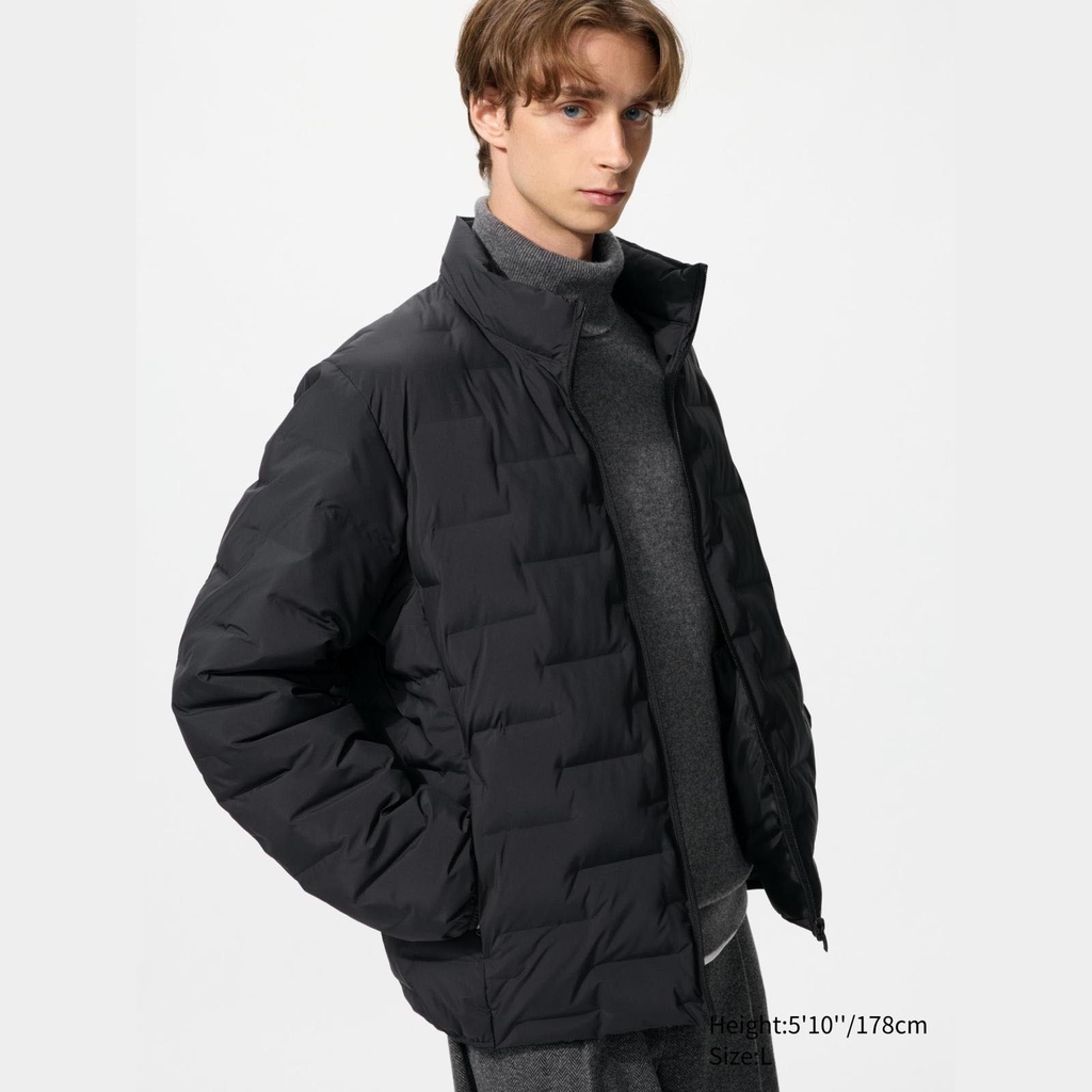 Áo Khoác Uniqlo Chính hãng - PUFFTECH Lightweight and Warm Tech Jacket - Màu Đen | JapanSport 311-485476-09