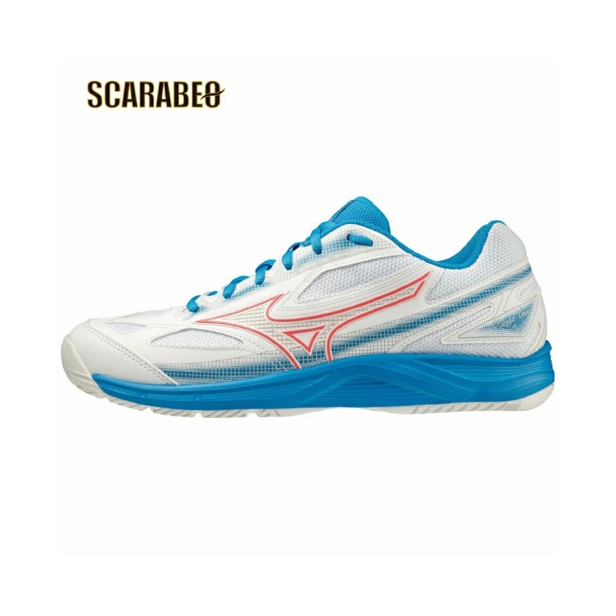 Giày Tennis Mizuno Nữ Chính hãng - BREAK SHOT 4 AC - Màu Trắng | JapanSport 61GA2340-25