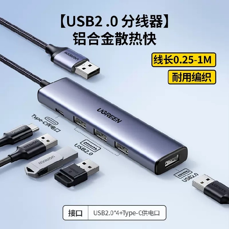 Cổng chuyển đổi USB HUB Ugreen Chính hãng - CM636 | JapanSport