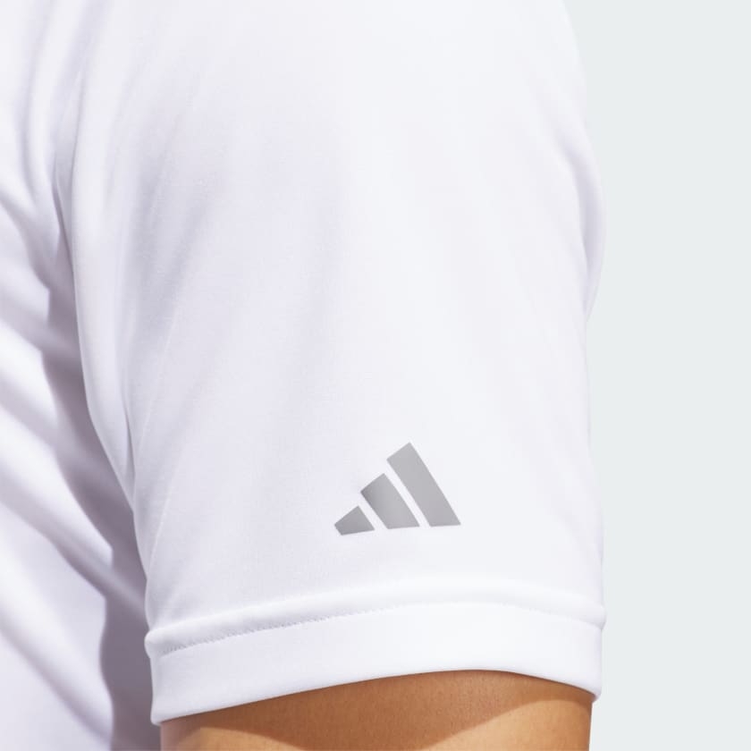 Áo Polo Golf Adidas Nam Chính Hãng - Performance Primegreen - Màu Trắng | JapanSport IU4441