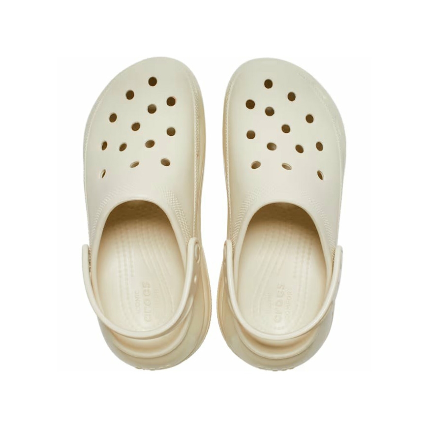 Dép Crocs Chính Hãng - Mega Crush Clogs - Màu be | JapanSport 207988-2Y2