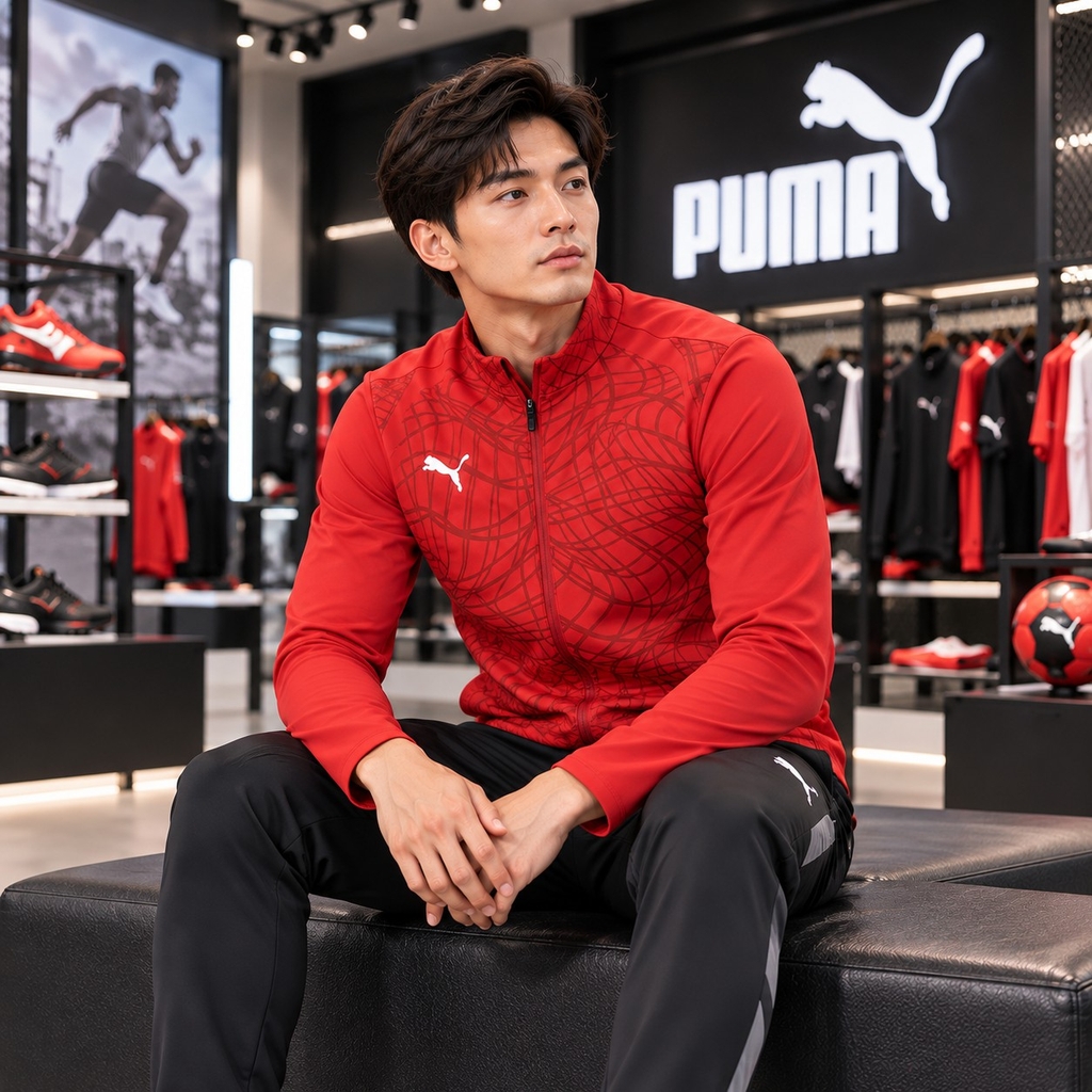 Áo Khoác Puma Chính Hãng -  TEAMFINAL Training Jacket - Màu đỏ  | JapanSport 660803-01