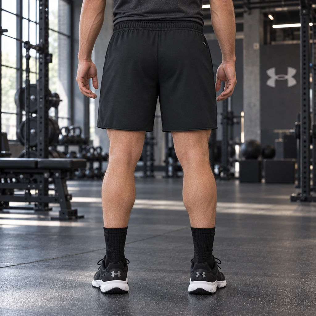 Quần Short Under Armour Chính Hãng - Project Rock Terry - Màu Đen | JapanSport 1385937-001