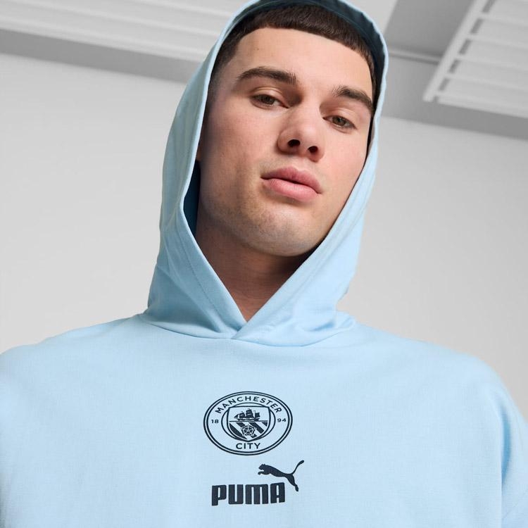 Áo Hoodie Puma Nam Chính Hãng - PUMA Manchester City ftblCulture - Màu Xanh | JapanSport  777785 44