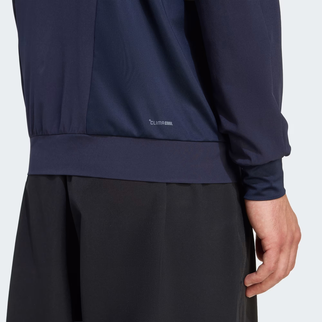 Áo khoác Adidas Chính Hãng - D4T WORKOUT FULL-ZIP HOODIE - Màu Navy | Japasport - KA4822