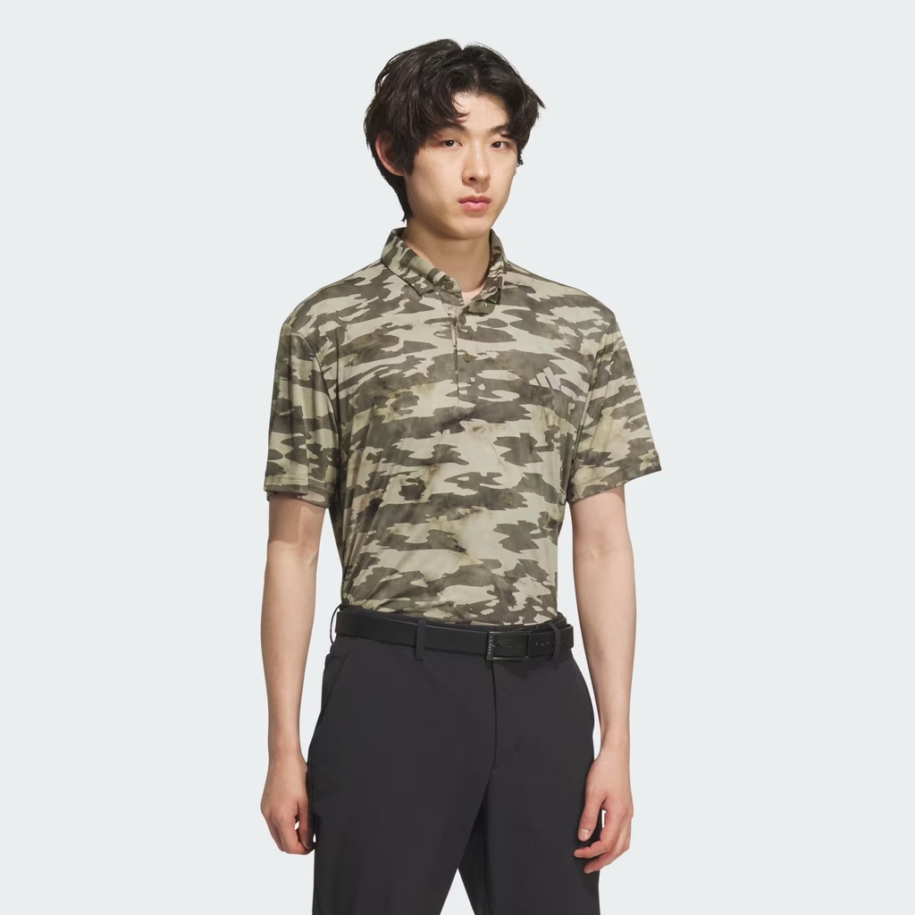 Áo Polo Adidas Nam Chính Hãng -  Sleeveless polo shirt with a printed design on the front - Màu Xanh | JapanSport JF6280