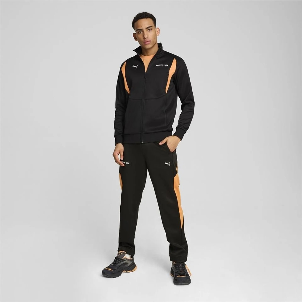 Áo Khoác Puma Nam Chính Hãng -  PUMA F1 Training Jacket Mercedes - Màu Đen | JapanSport 627421-01