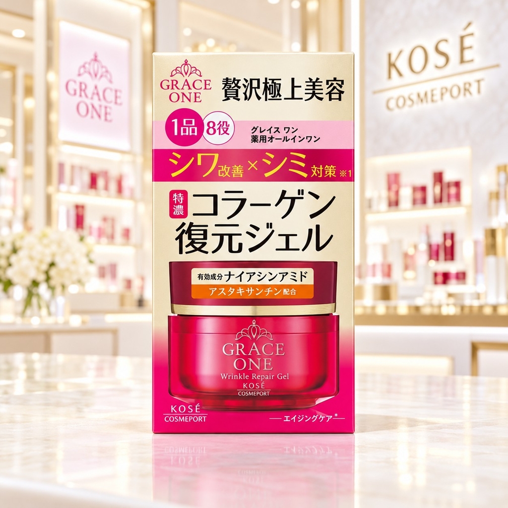 Kem dưỡng KOSÉ Grace One Wrinkle Repair Gel 100g 8 trong 1  | JapanSport