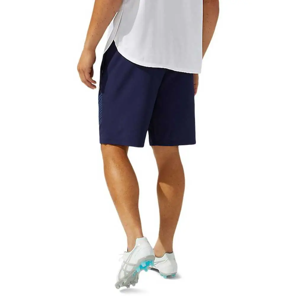 Quần Asics Chính Hãng - Team Double Cross Shorts - Màu Xanh | JapanSport 2101A131