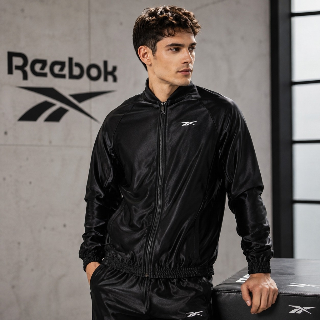 Áo thể thao Reebok Chính hãng - Basketball Warm Up Jacket - Đen | JapanSport 100034533