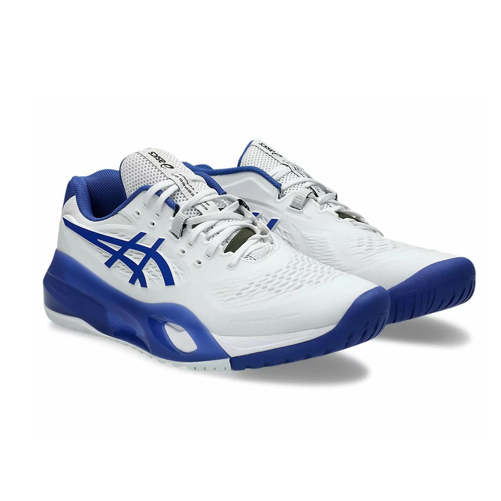 Giày Tennis Asics Chính hãng - GEL-RESOLUTION X - Màu Trắng Xanh | JapanSport 1041A481-101
