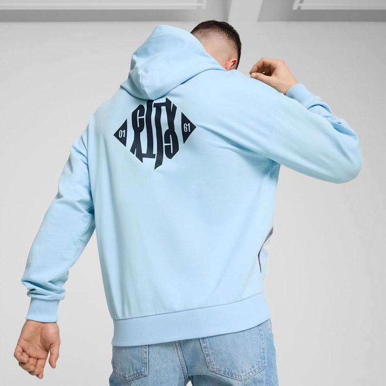 Áo Hoodie Puma Nam Chính Hãng - PUMA Manchester City ftblCulture - Màu Xanh | JapanSport  777785 44