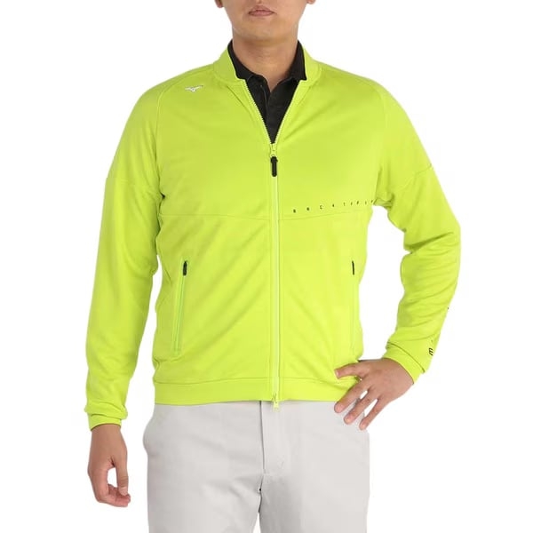 Áo Khoác Mizuno Chính Hãng - Solar Cut Blouson - Màu Xanh Chanh | JapanSport E2MCB001-37