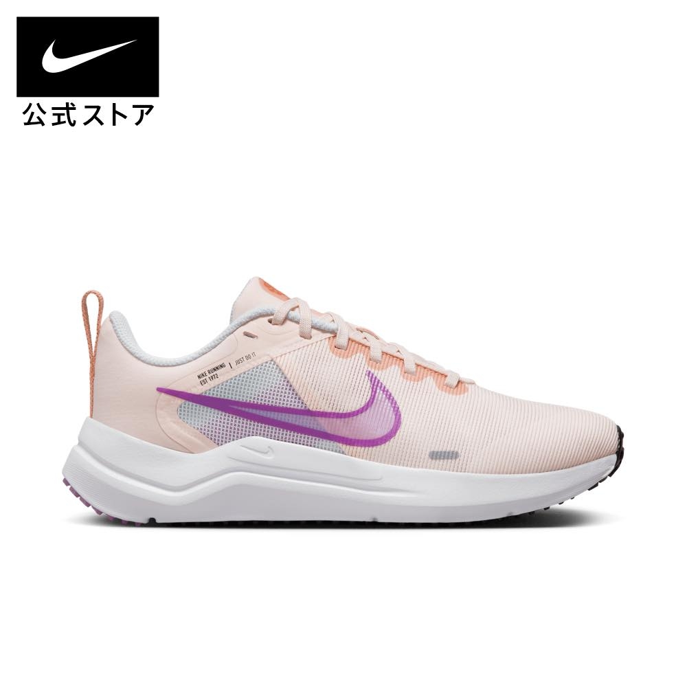 Giày Nike Nữ Chính Hãng - Downshifter 12 W - Màu Cam hồng | JapanSport DD9294-800
