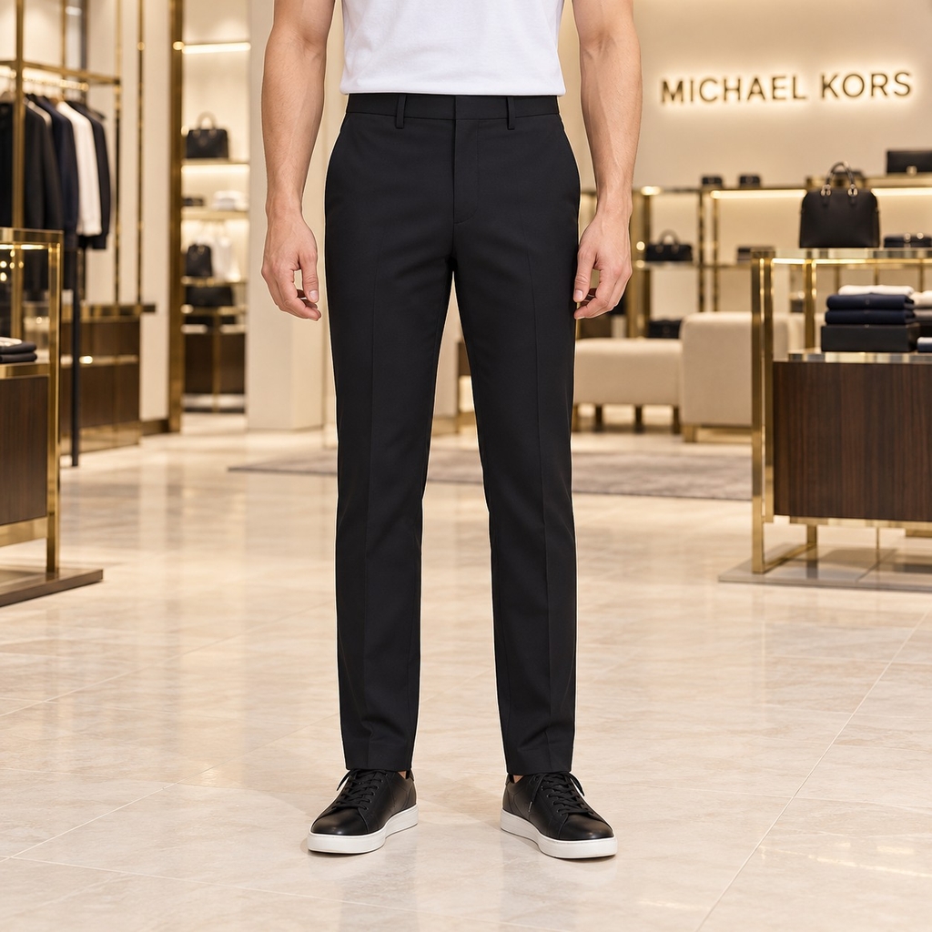 Quần Michael Kors Chính Hãng - COOLMAX® Woven Trousers- Màu đen | JapanSport CT53054HVS