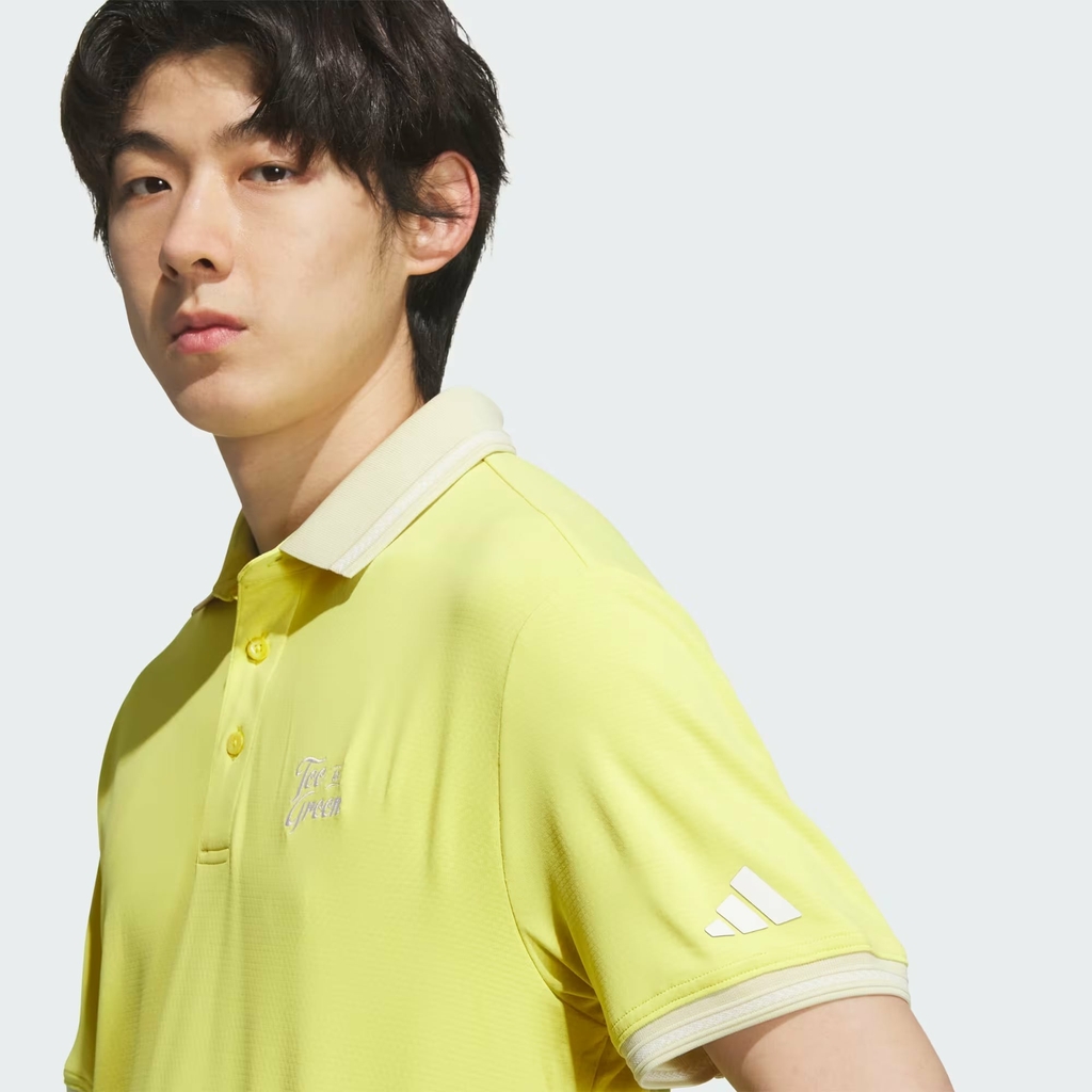 Áo Polo Adidas Chính Hãng - HEAT.RDY Short-Sleeve - Màu Vàng | JapanSport JF6299