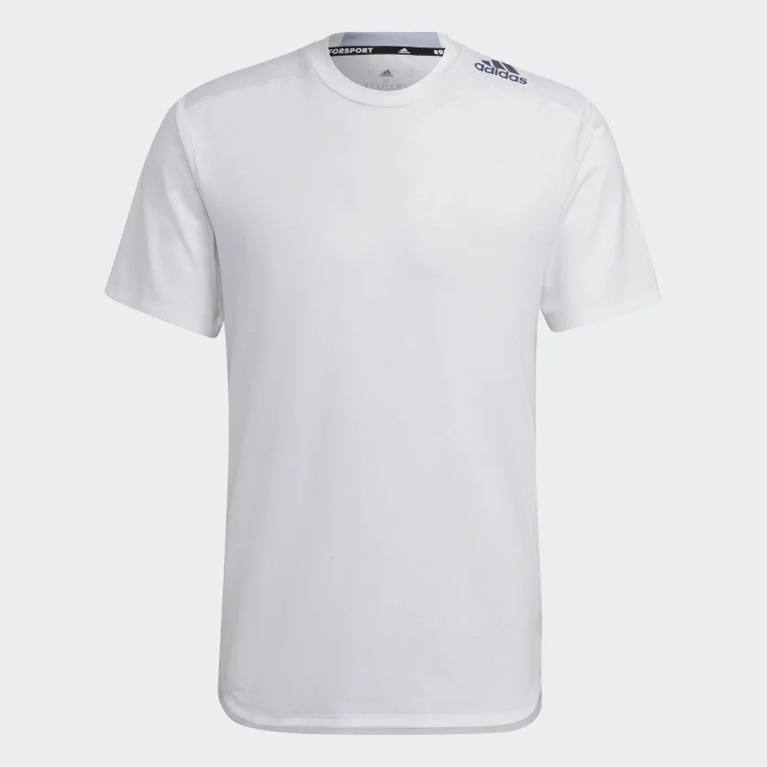 Áo Phông Adidas Nam Chính Hãng - DESIGNED FOR TRAINING TEE - Trắng | JapanSport HA6363