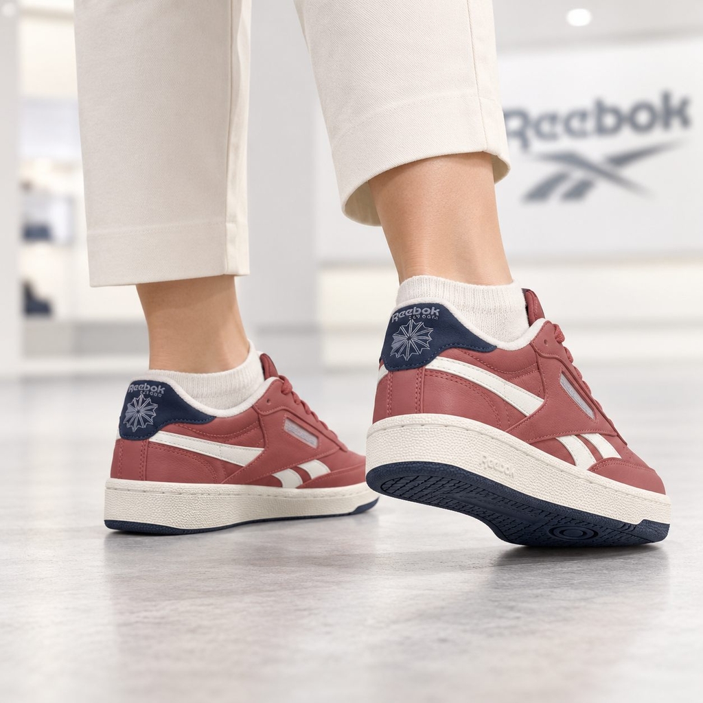 Giày Reebok Nữ Chính Hãng - Club C Revenge - Màu Đỏ | JapanSport 100075033