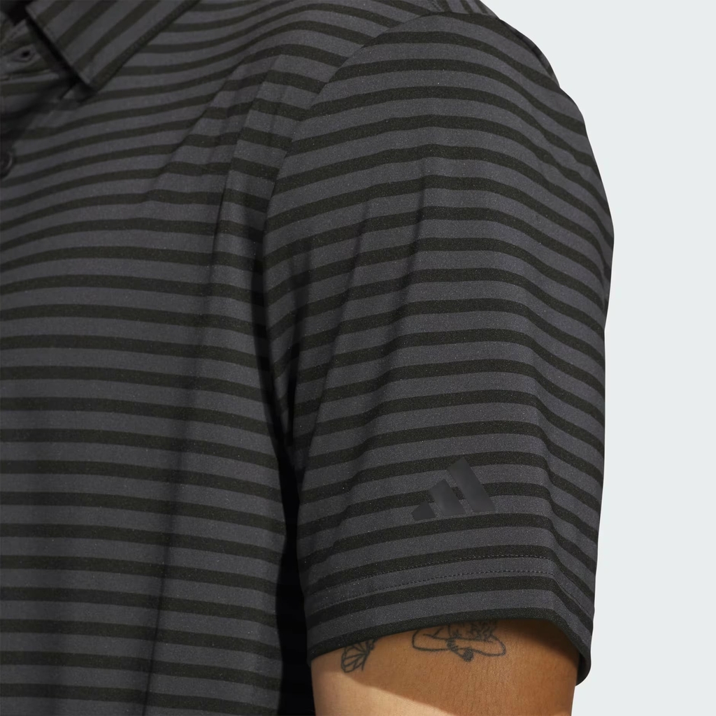 Áo Polo Adidas Chính Hãng - Black Ultimate365 Stripe Polo Shirt - Màu đen | JapanSport JF4891