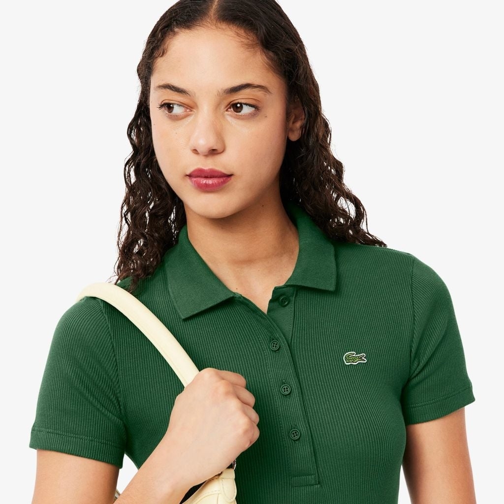 Áo Polo Lacoste Chính hãng - Lacoste Women's Polo Shirt L.12.D - Màu Xanh | JapanSport DF5377-51-132