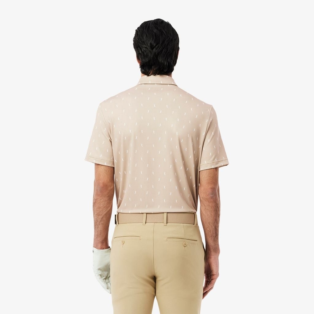 Áo Polo Lacoste Chính hãng - Dáng Suông Chống Tia UV- Màu Be | JapanSport  DH5175-51-7PT