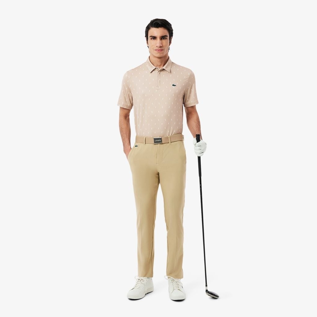 Áo Polo Lacoste Chính hãng - Dáng Suông Chống Tia UV- Màu Be | JapanSport  DH5175-51-7PT