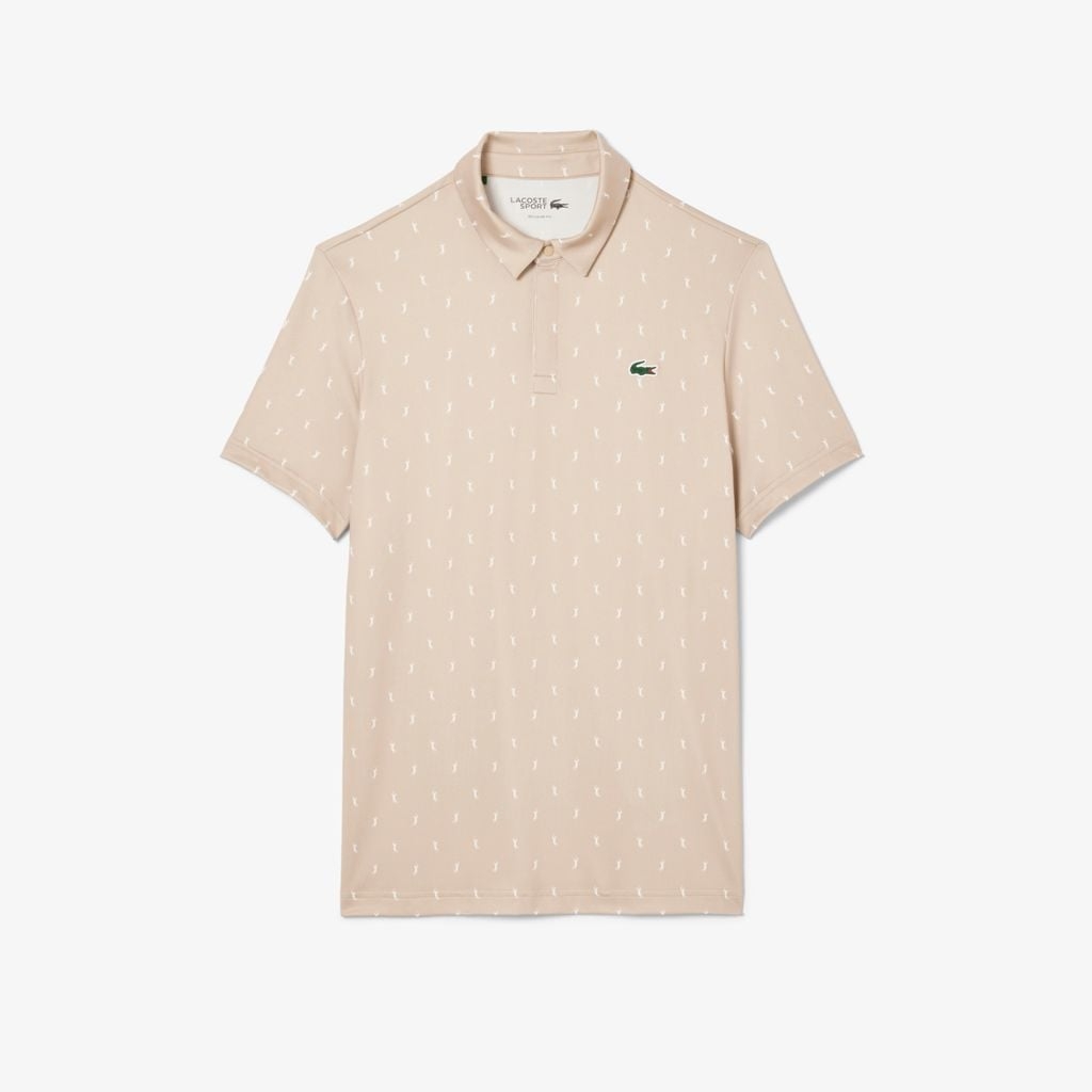 Áo Polo Lacoste Chính hãng - Dáng Suông Chống Tia UV- Màu Be | JapanSport  DH5175-51-7PT