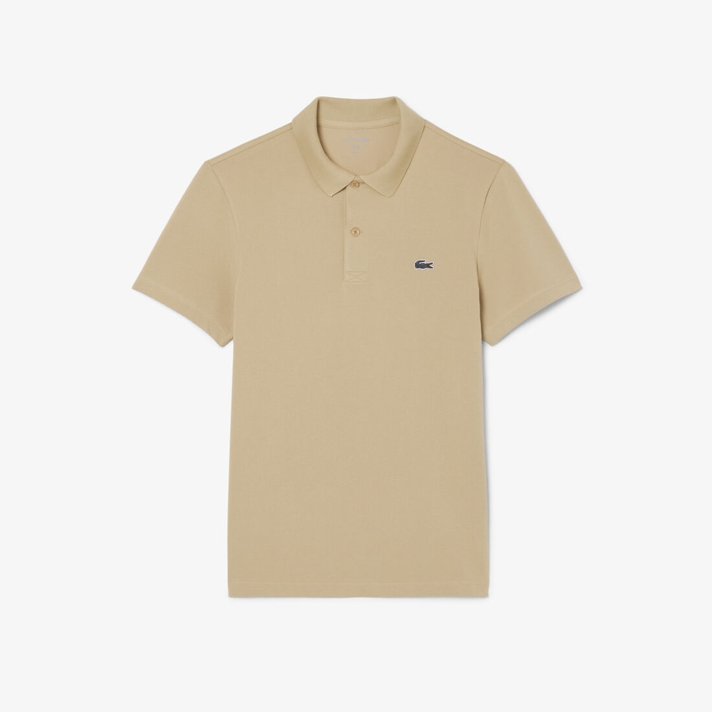 Áo Polo Golf Lacoste Nam Chính hãng - Regular Fit Cotton Blend - Màu be | JapanSport DH5522-51-02S