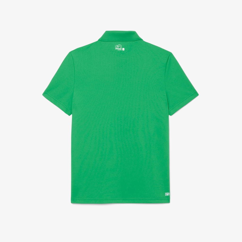 Áo Polo Lacoste Chính hãng - Regular Fit Miami Open Graphic - Màu Xanh | JapanSport DH8632-51-SIW
