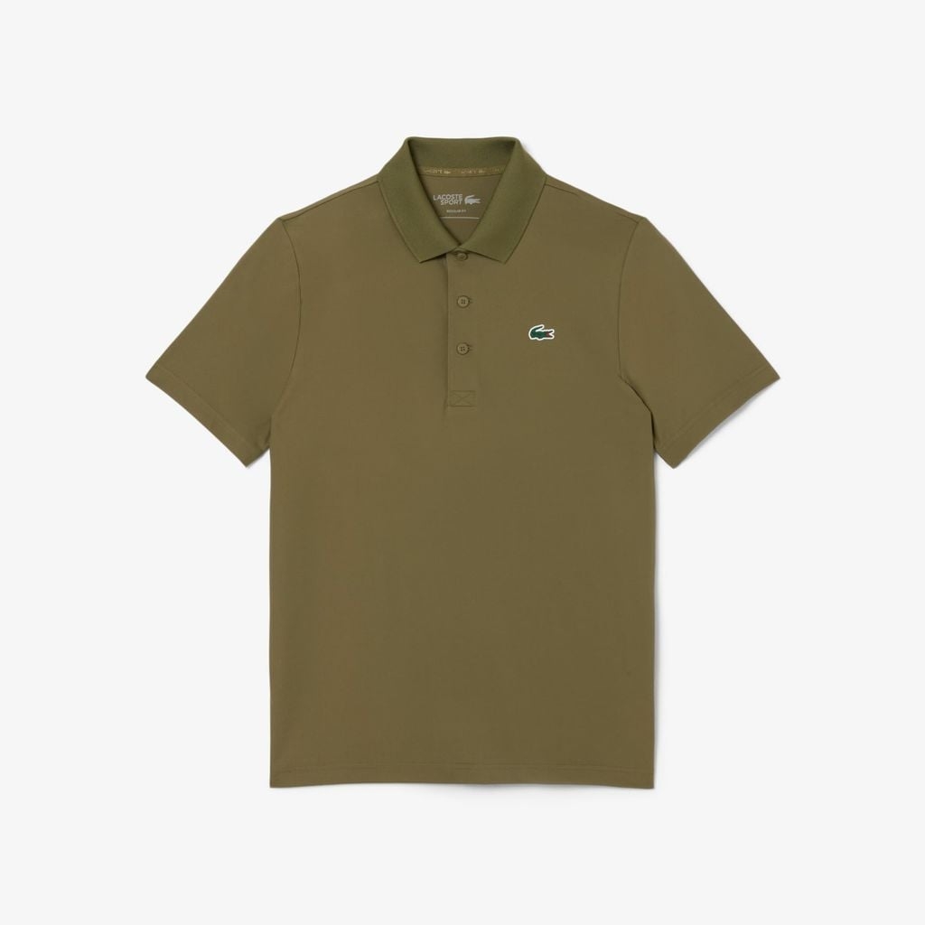 Áo Polo Lacoste Nam Chính hãng - Áo Polo Golf Lacoste Nam Dáng Suông Chống Tia UV - Màu Xanh | JapanSport DH8915-51-E9F