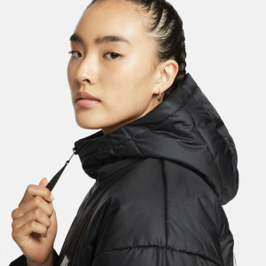 Áo Khoác Nike Chính Hãng - NSW Therma-FIT Repel Women's Hooded Jacket - Đen | JapanSport  DJ6996-010