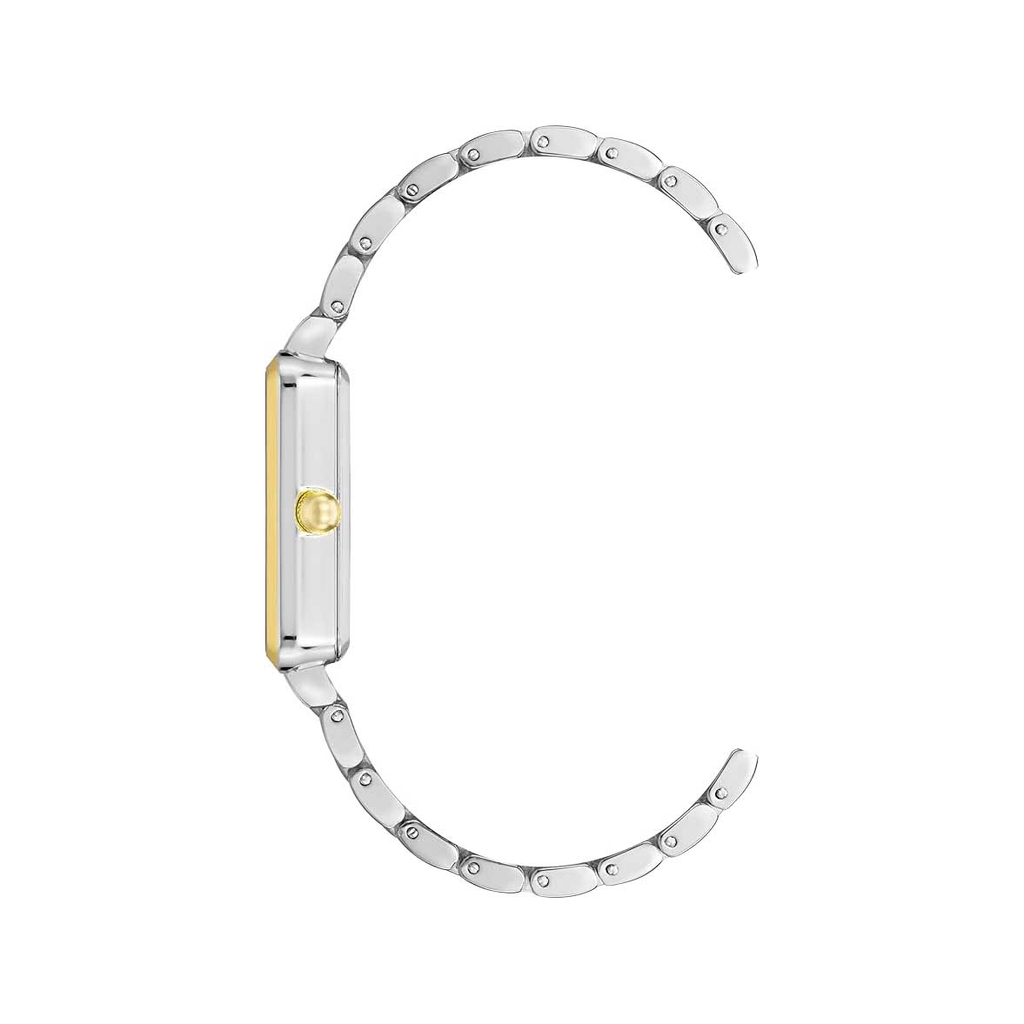 Đồng Hồ Anne Klein Nữ Chính Hãng - Glitter Accented Bracelet - Bạc/Vàng hồng | JapanSport AK/3761SVTT