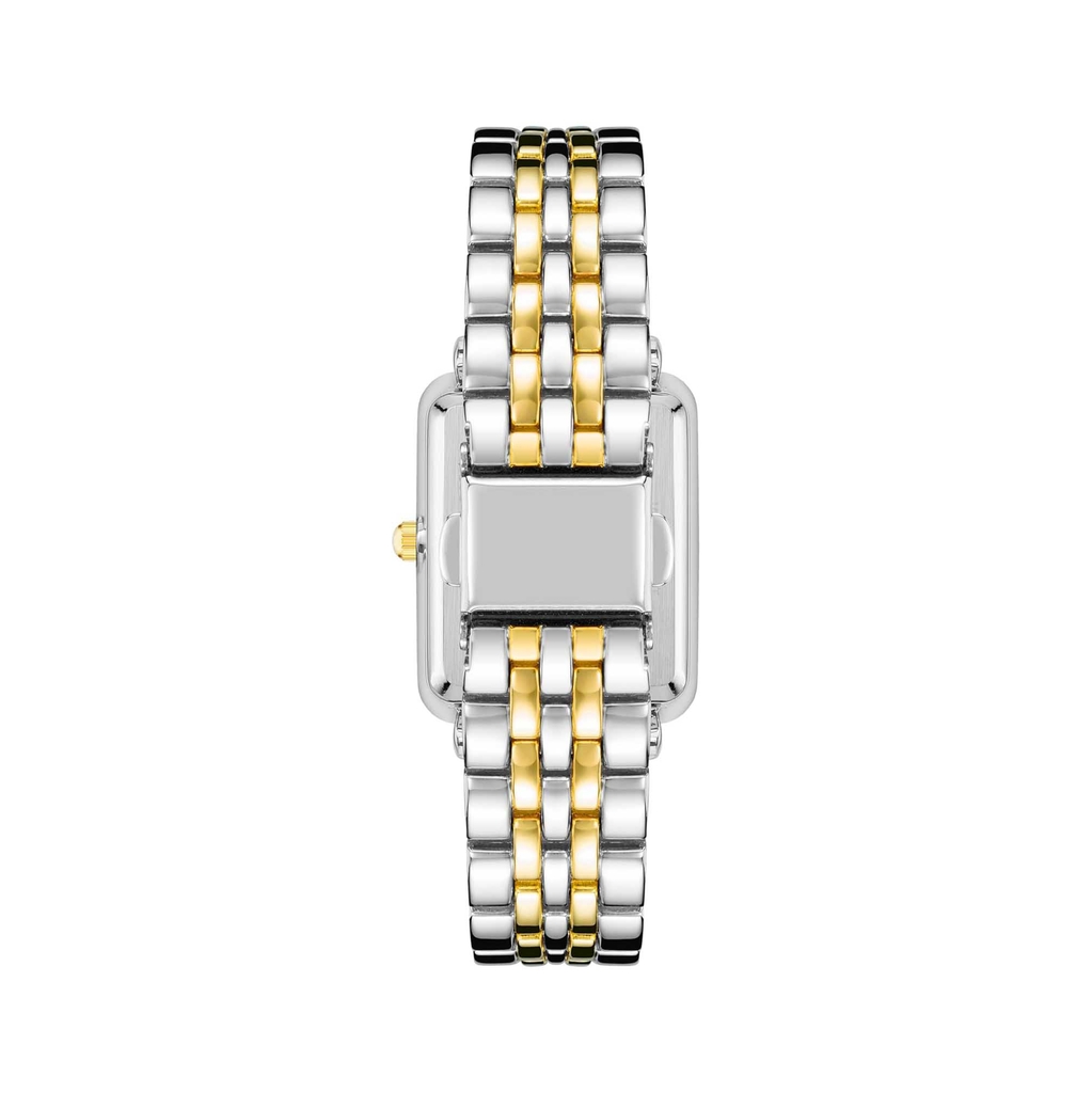 Đồng Hồ Anne Klein Nữ Chính Hãng - Glitter Accented Bracelet - Bạc/Vàng hồng | JapanSport AK/3761SVTT
