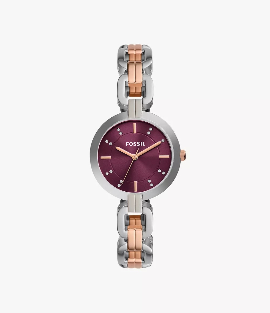 Đồng hồ Fossil Chính hãng - Kerrigan Three-Hand Two-Tone Stainless Steel Watch | JapanSport BQ3911