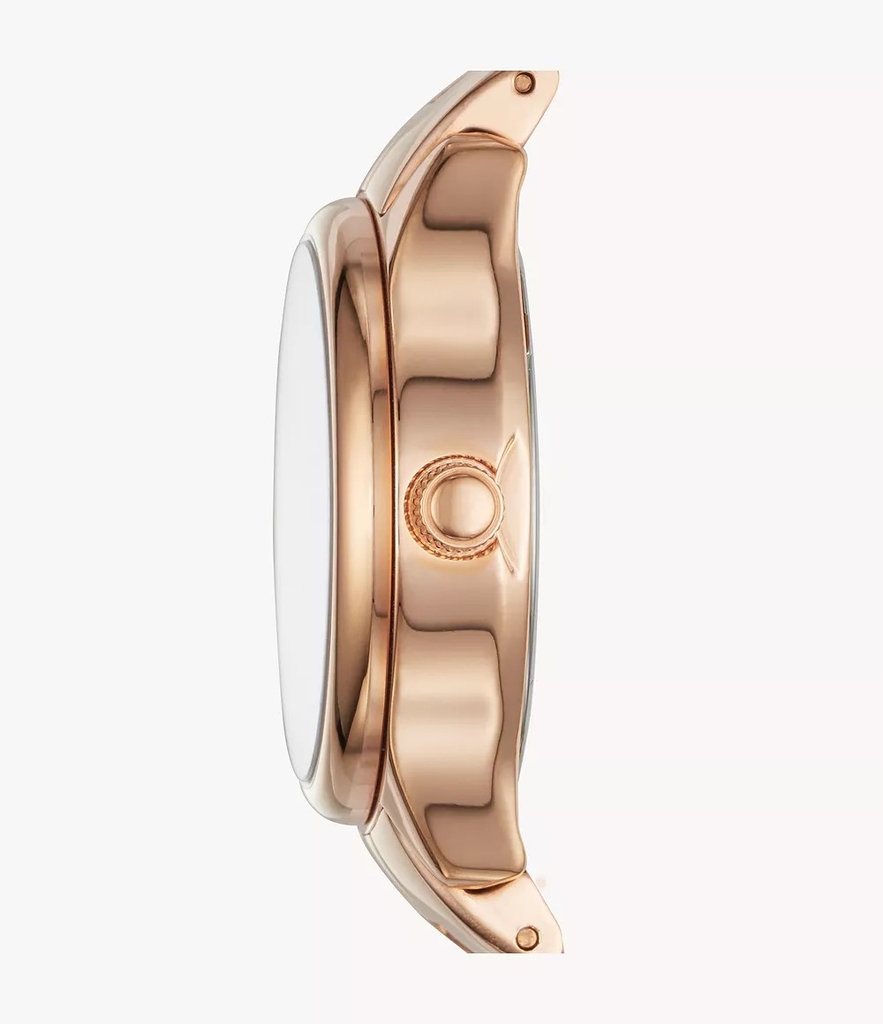 Đồng hồ Fossil Chính hãng - Modern Sophisticate Three-Hand Rose Gold-Tone Stainless Steel Watch | JapanSport BQ1571