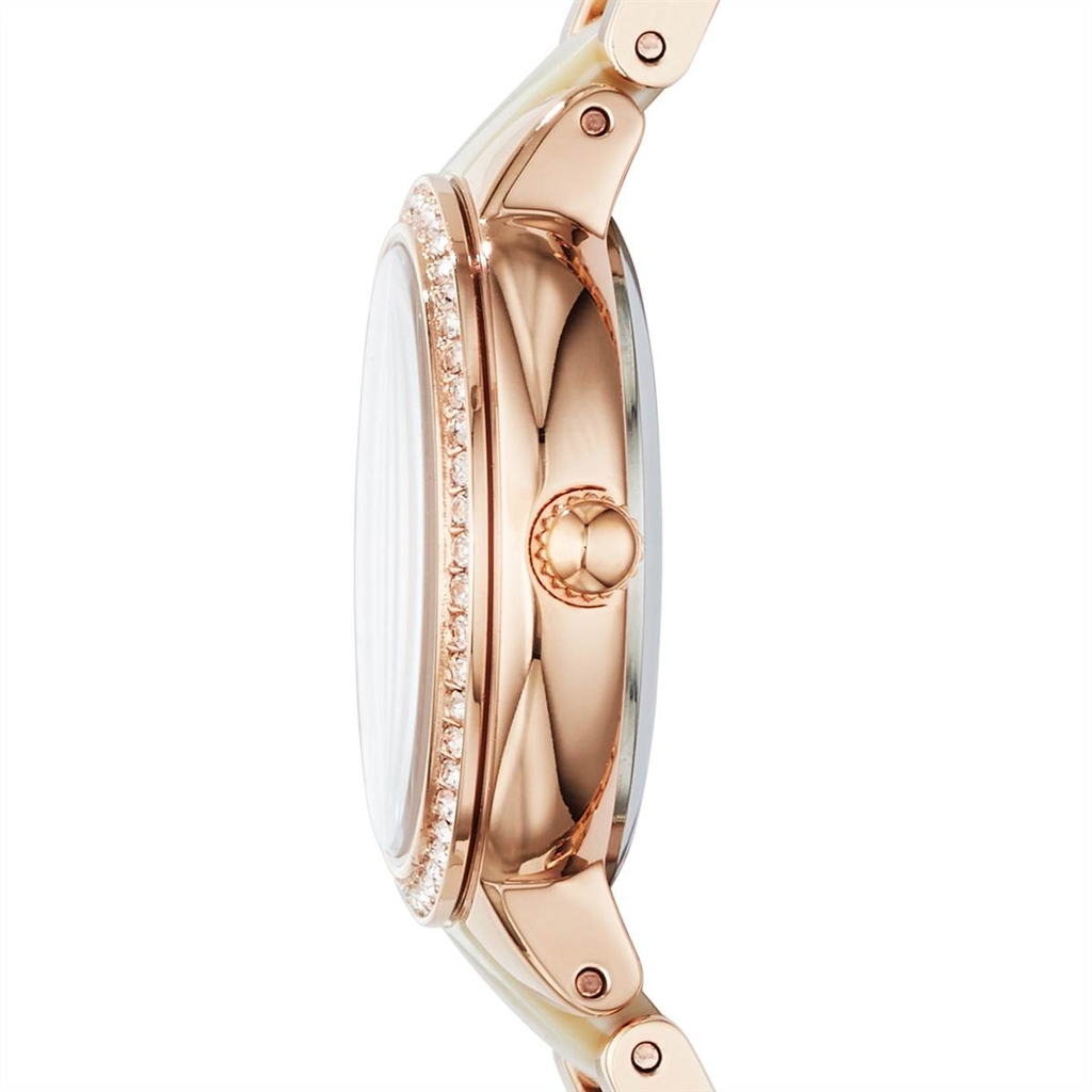 Đồng hồ Nữ Fossil Chính hãng - Fossil Virginia Rose-Tone & Horn | JapanSport ES3716