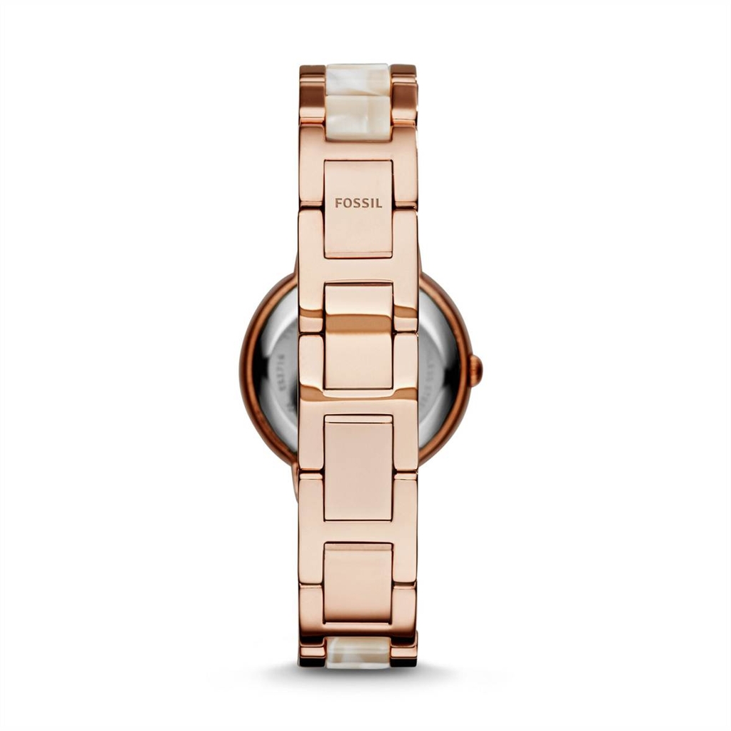 Đồng hồ Nữ Fossil Chính hãng - Fossil Virginia Rose-Tone & Horn | JapanSport ES3716