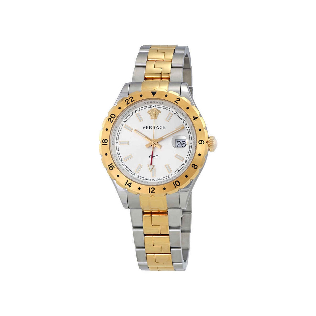 Đồng Hồ Chính Hãng Versace - Hellenyium GMT Silver Dial Men's Watch - V1103-0015- Màu Vàng - Nam | JapanSport
