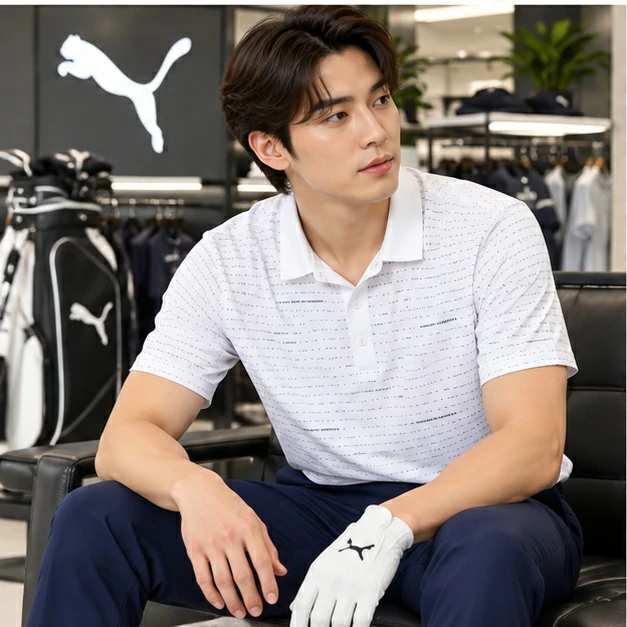 Áo Polo Puma chính hãng - Volition Morse - Màu trắng | JapanSport 635575-02