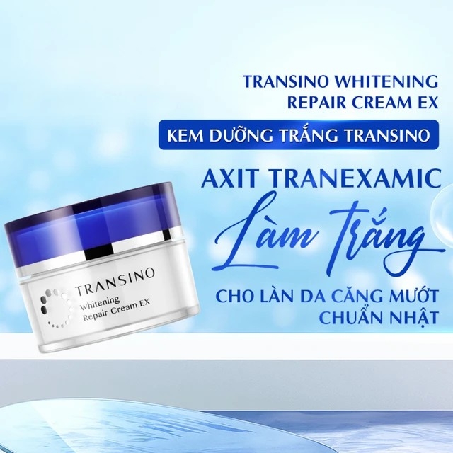 Kem dưỡng trắng da Transino Whitening Repair Cream EX  (35 g) - Màu Trắng | JapanSport