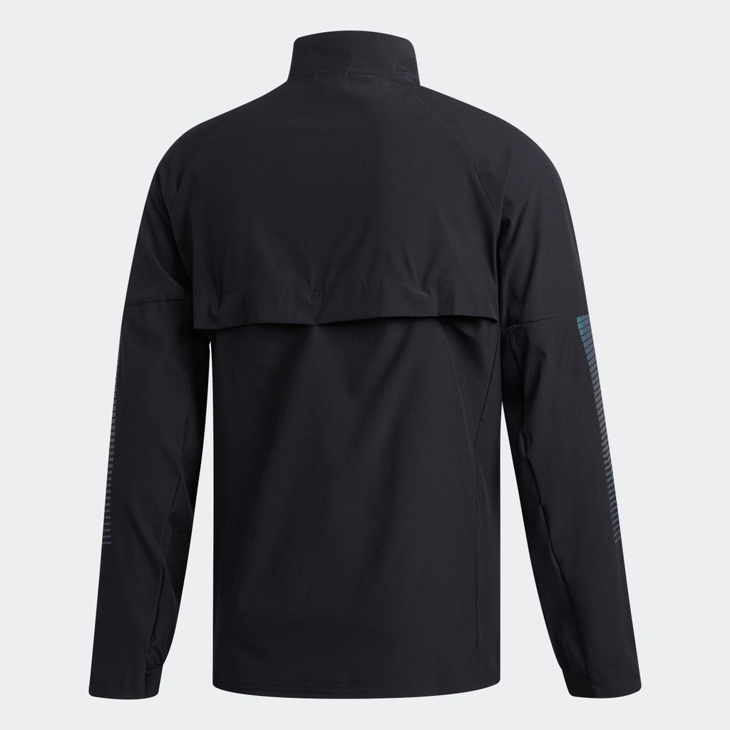 Áo Khoác gió nam Adidas Chính hãng - Rise Up N Run Jacket - Black | JapanSport DZ1575