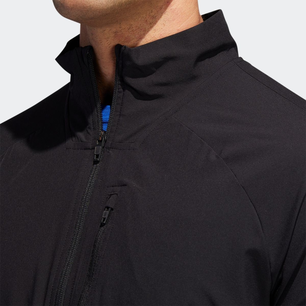 Áo Khoác gió nam Adidas Chính hãng - Rise Up N Run Jacket - Black | JapanSport DZ1575