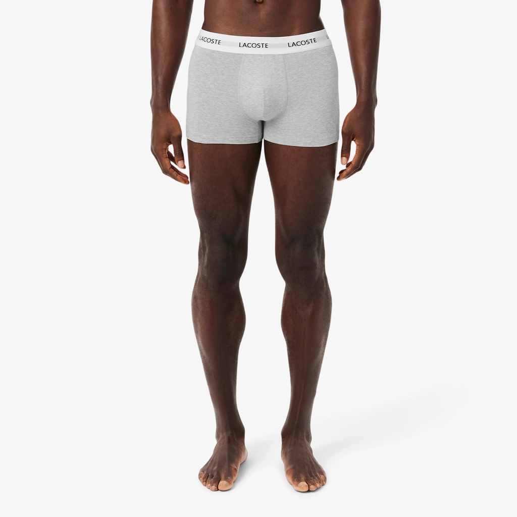 Quần Boxer Lacoste Chính hãng - 3-Pack Stretch Cotton Boxer Briefs - Màu | JapanSport 6H6043-51-NUA