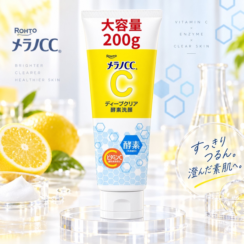 Sữa rửa mặt Rohto - MELANO CC 200g | JapanSport