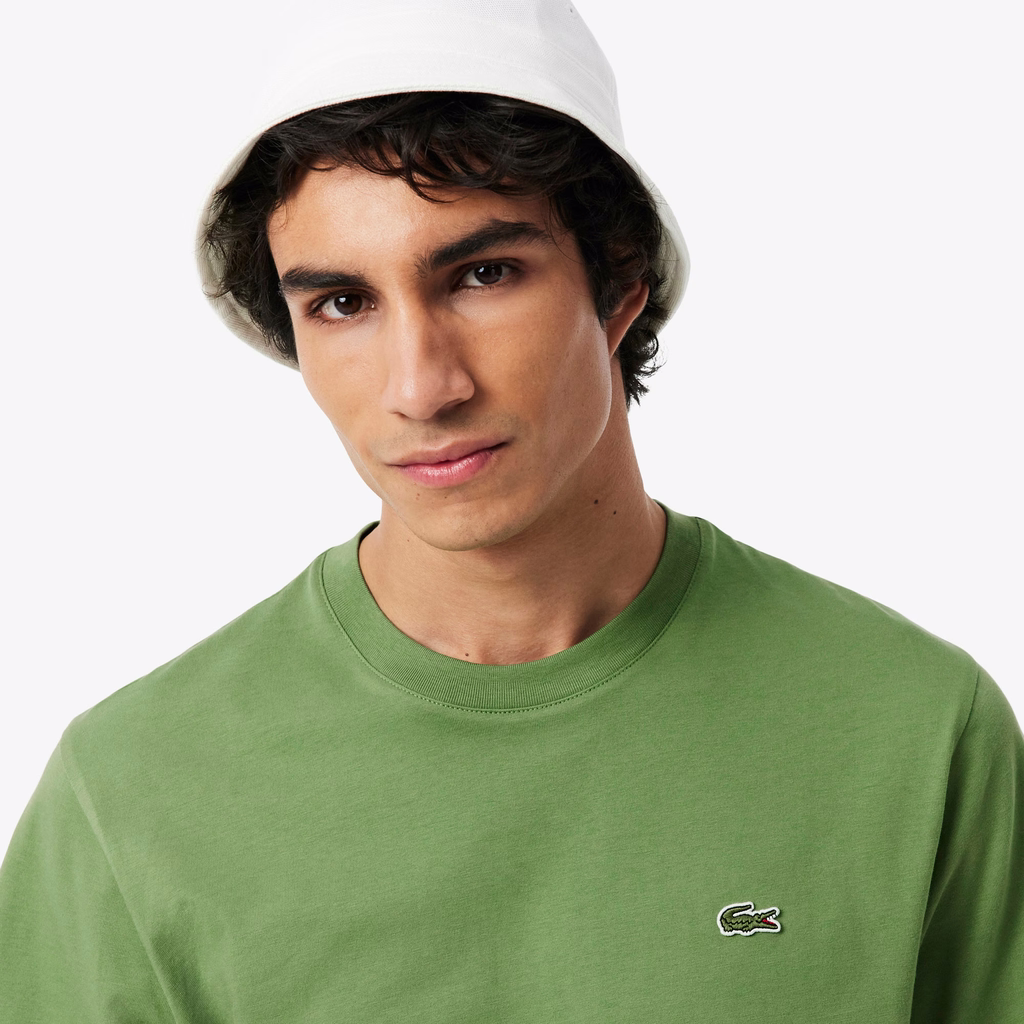 Áo Phông Lacoste nam Chính hãng - Men's Cotton T-Shirt- Màu xanh  | JapanSport TH7318-51-02M