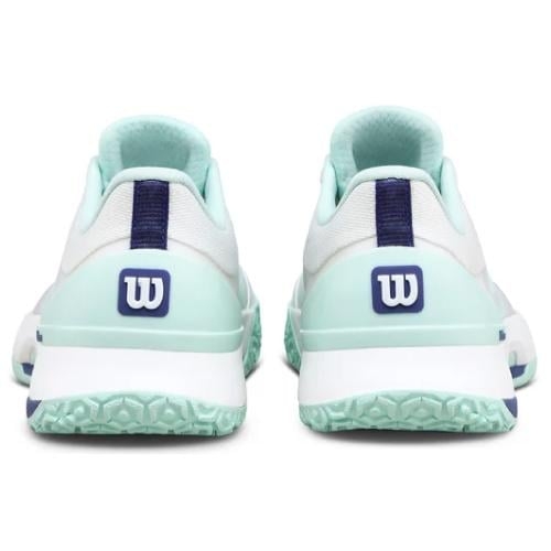 Giày Tennis Wilson Chính hãng - Wilson Intrigue Tour OC White  - Màu Trắng / Nâu / Xanh | JapanSport Wrs340110
