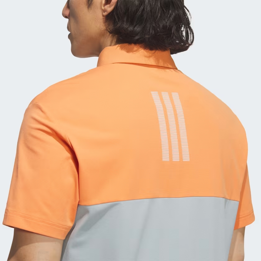 Áo Polo Adidas Nam Chính Hãng - COLOR BLOCK SHORT SLEEVE - Màu  Dusky Orange / Wonder Sage | JapanSport KB4833