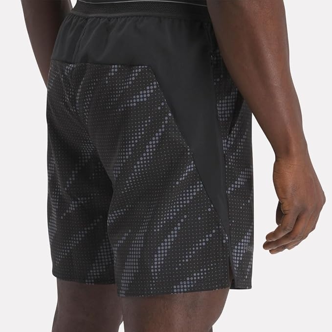 Quần Shorts Reebok Nam Chính Hãng - Speed Short 4.0 AOP - Màu Đen | JapanSport 100207766