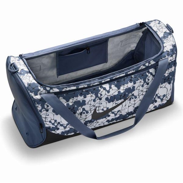 Túi Nike Chính hãng - Nike Brasilia Training Duffel Bag - Màu Diffused Blue / Black / Black | JapanSport IH7849-491